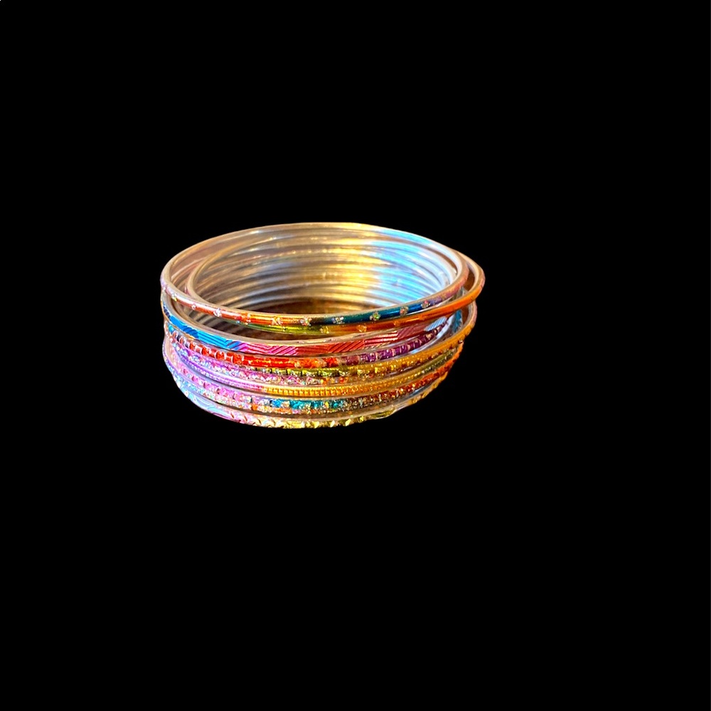 Multi-color Bangle Bracelets